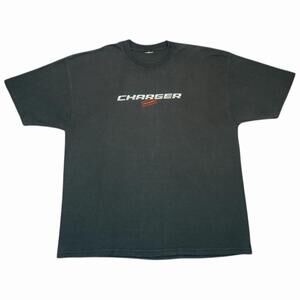 Modern Dodge Charger Unleashed Graphic Promotional Cotton T Shirt 25” X 30.5”
